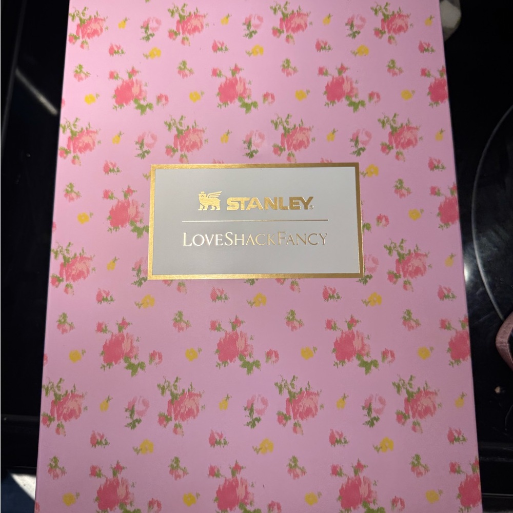 LoveShackFancy Pink and Gold Floral